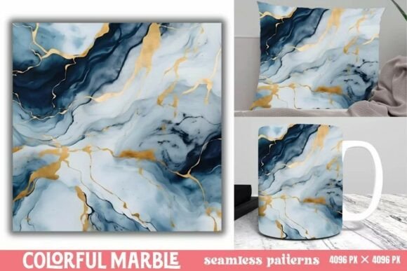Download Colorful Marble Seamless Patterns - Premium Resources