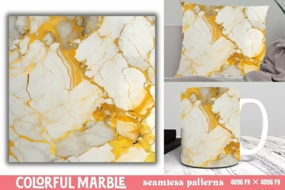 Download Colorful Marble Seamless Patterns - Premium Bundle
