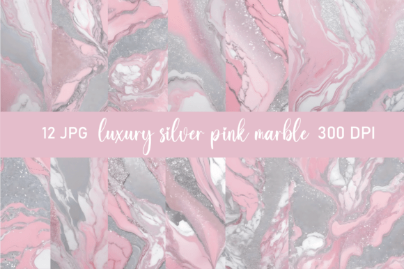 Download Luxury Pink &amp; Silver Glitter Marble - Silver glitter marble Collection