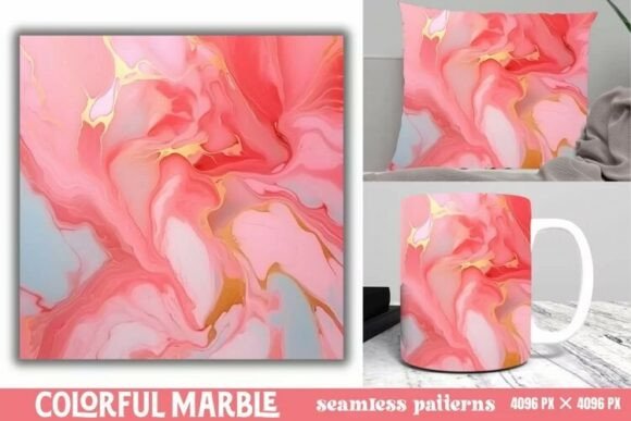 Download Colorful Marble Seamless Patterns - Premium Resources