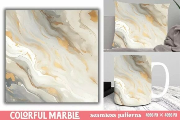 Download Colorful Marble Seamless Patterns - Premium Resources