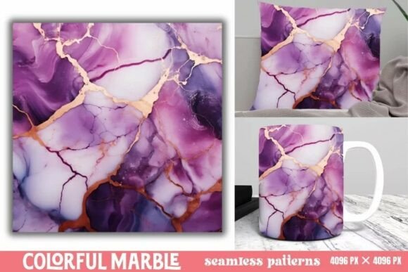 Download Colorful Marble Seamless Patterns - Premium Resources