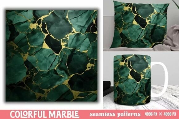 Download Colorful Marble Seamless Patterns - Premium Bundle