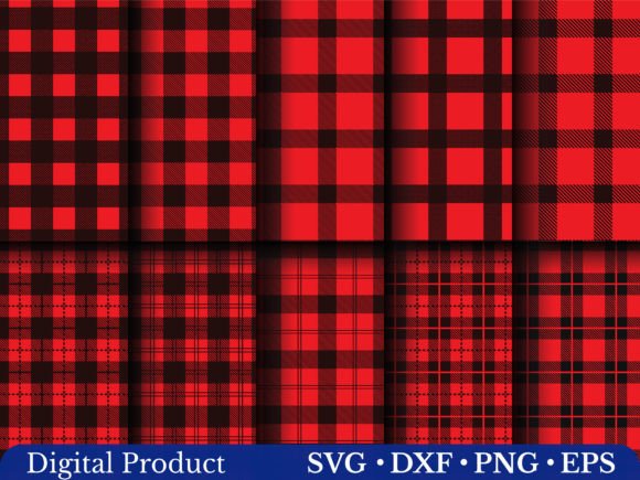Download Buffalo Plaid SVG Pattern Set - Buffalo Collection