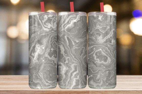 Download Silver Grey Marble Glitter 20oz Skinny - Premium Resources